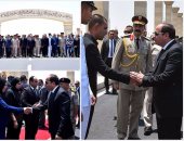الرئيس السيسى يتقدم الجنازة العسكرية لقائد المنطقة الشمالية
