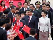 بالصور.. وصول الرئيس الصينى إلى هونج كونج احتفالا بالذكرى الـ20 لعودتها لحكم الصين