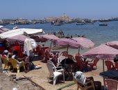 بالصور.. إقبال كبير من على الشواطئ المجانية بالإسكندرية