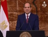 السيسى: شهداء الجيش والشرطة قدموا تضحياتهم الجسام ونجدد العهد حتى النصر