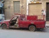 سيارة مهجورة بشارع الثقيفة فى الإسكندرية تثير مخاوف المواطنين