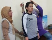 بالصور..بدء الكشف الطبى لاختبار القدرات بكلية تربية رياضية بنات بالإسكندرية