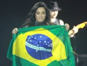 ديمي لوفاتو ترفع علم البرازيل بحفلها في "Villa Mix Festival"