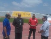 بالصور.. روراوة يتفقد ملاعب برج العرب وسموحة استعدادا للبطولة العربية