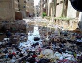 القمامة ومياه المجارى تهدد أهالى مساكن طابا بالشرقية