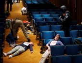 بالصور.. تدريبات مكثفة لقوات مكافحة الإرهاب فى بلجيكا