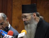 بالصور.. أنبا دير سانت كاترين: المخطوطة المكتشفة تثبت أن سيناء لعبت دورا فى الحضارة