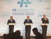 بالصور.. بدء المؤتمر الصحفى لقمة "الفيشجراد" بحضور السيسى