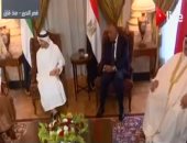 أول فيديو لاجتماع "الرباعى العربى" لمواجهة تمويل قطر للإرهاب بقصر التحرير