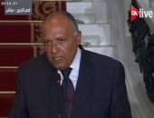 السفير اليمنى يبعث برقية عزاء لسامح شكرى فى شهداء حادث الواحات الإرهابى