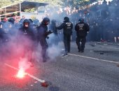 بالصور.. صدامات عنيفة بين الشرطة الألمانية وآلاف المناهضين لمجموعة الـ20