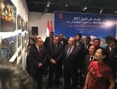 بالصور.. سفير الصين لدى القاهرة يفتتح معرض مدينة شينجيانج المسلمة بالهناجر