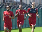 بالصور.. محمد صلاح يظهر فى تدريبات ليفربول للمرة الأولى