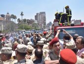 أمن الدقهلية يخلص سائقا من الأهالى ويحقق فى إشهاره "رابعة" بجنازة الشهداء