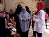 جامعة المنصورة تنظم قافلة طبية لقرية ميت الخولي عبدالله بدمياط