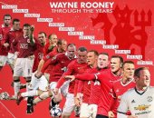 16 لقبًا والهداف التاريخى حصاد رونى مع مانشستر يونايتد فى 13 عامًا