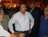 بالصور.. وزير النقل يفاجىء موقع حادث خروج قطار الركاب ببنى سويف