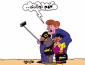 ترامب يتبنى إرهاب تميم وداعش وإسرائيل.. بكاريكاتير "اليوم السابع"