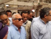 بالصور.. وزير الآثار يتفقد أعمال ترميم "المسجد العباسى" الأثرى ببورسعيد