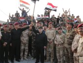 بالصور.. رئيس الوزراء العراقى من الموصل: نعلن لكم انتهاء الإرهاب الداعشى