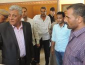 بالصور.. مدير أمن البحيرة يتفقد سير العمل بمركز شرطة أبو حمص