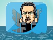 بالكوميك.. حكاية "منبوذ تويتر" حازم عبد العظيم