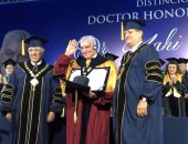 بالصور.. زاهى حواس يحصل على الدكتوراه الفخرية فى بيرو.. تعرف على التفاصيل 
