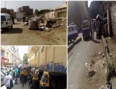 سكان دار السلام يرفعون شعار "رئيس الحى رجل الإهمال الأول".. الأهالى: "عايشين وسط تلال من القمامة.. وعيشة البهائم أحسن مننا.. وعمال النظافة مش شايفين شغلهم".. مواطنون: رئيس الحى لازم يتشال ويتحاكم