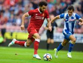 شاهد.. هدف محمد صلاح الأول مع ليفربول أمام ويجان