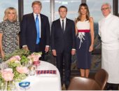 ترامب بعد تناوله العشاء مع ماكرون فى برج إيفل: العلاقات أقوى من أى وقت 