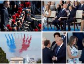 عرض عسكرى احتفالا باليوم الوطنى لفرنسا بحضور ماكرون وترامب