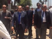 وزير التنمية المحلية يتفقد أعمال تطوير كورنيش سوهاج الغربى