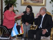 شريف إسماعيل يبحث مع نائبة الرئيس الأرجنتينى اتفاقية التجارة مع "الميركوسور" 