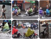 إعصار "تالاس" الاستوائى يغرق شوارع فيتنام