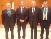 وصول وزير الرياضة المغرب للمشاركة فى ندوة الكاف لتطوير كرة القدم الإفريقية