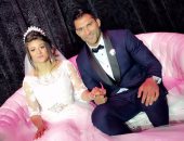 بالصور.. رمضان درويش بطل الجودو يدخل "عش الزوجية"