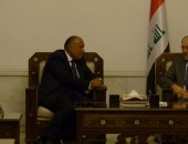 وزير الخارجية يؤكد تضامن مصر مع العراق فى ممارسة دوره الإقليمى العروبى