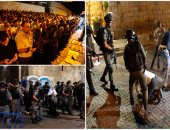 اشتباكات بين المصلين وقوات الاحتلال الإسرائيلى بباب الأسباط بالقدس