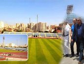 وزير الرياضة يفتتح استاد اسكندرية بعد تطويره في حضور رئيس "كاف"