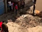 شكوى من هبوط أرضى بعمق 8 أمتار فى دسوق بكفر الشيخ
