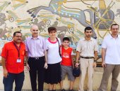 بالصور.. سفير جورجيا يصطحب أسرته فى زيارة إلى القرية الفرعونية