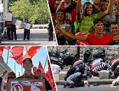 حصاد العالم بالصور.. سجود الفلسطينيين يربك قوات الاحتلال.. العثور على 8 جثث داخل شاحنة بتكساس الأمريكية.. مظاهرات فى موسكو ضد فرض قيود على الإنترنت.. لليوم الثانى منافسات قوية فى البطولة العربية لكرة القدم