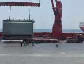 بالصور .. ميناء سفاجا يستعد لاستقبال 80 طرد معدات بوزن 1604 طن من إيطاليا