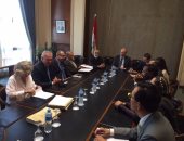 النائب محمد العرابى يجتمع بسفراء دول أسيا وأمريكا الجنوبية لدعم مشيرة خطاب