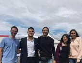 فريق سباق جامعة عين شمس يقف على منصة التتويج بمسابقة formula student