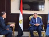 محافظ البحر الأحمر يستقبل سفير أرمينيا بالقاهرة بديوان عام المحافظة
