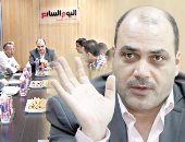 الكاتب الصحفى والإعلامى محمد الباز رئيس مجلس إدارة وتحرير جريدة «الدستور» فى ندوة لـ«اليوم السابع»: وافقت على تقديم «90 دقيقة» فى أقل من 30 ثانية.. و«مش خايف من الفشل»