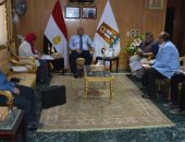 محافظ الوادى الجديد يستقبل رئيس شركة مياه الشرب لبحث مستجدات إعلان الوظائف