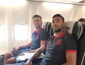بالصور.. كوكا يغادر مع براجا إلى السويد استعداداً لموقعة اليوروباليج
