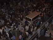 بالصور.. المئات يشيعون جثمان النائب هرقل وفقى فى مسقط رأسه بمدينة جرجا